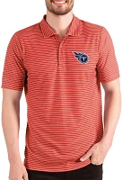 Antigua Men's Tennessee Titans Esteem Red/White Polo