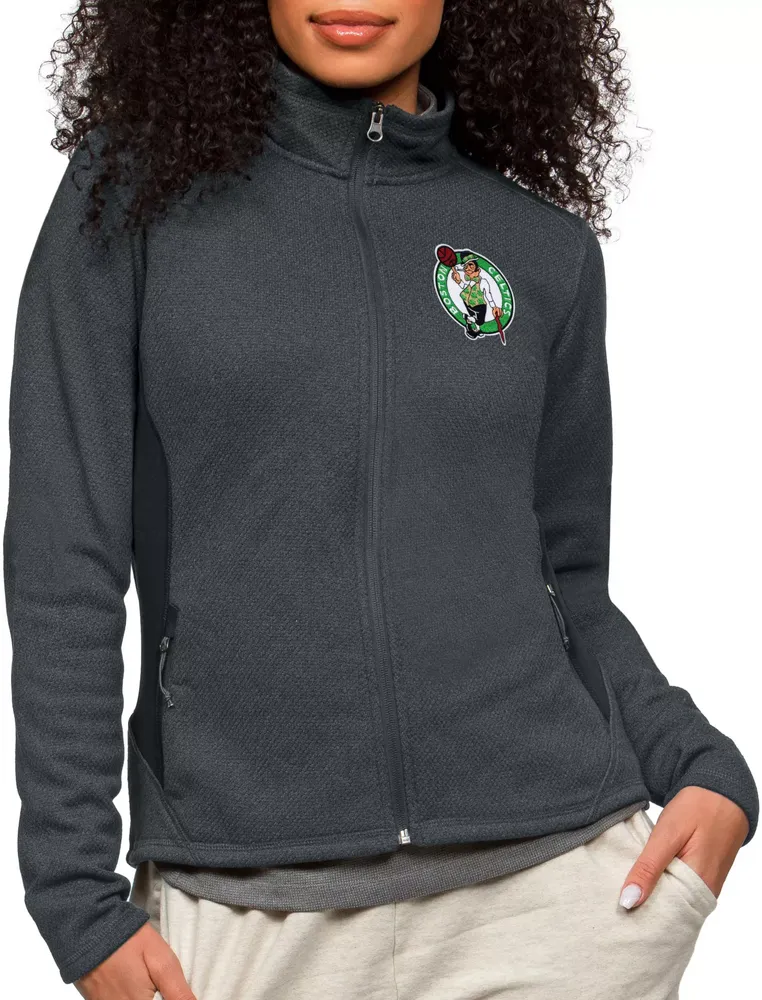 Antigua Women's Boston Celtics Charcoal Course Jacket