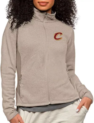 Antigua Women's Cleveland Cavaliers Tan Course Jacket