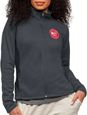 Antigua Women's Atlanta Hawks Charcoal Course Jacket