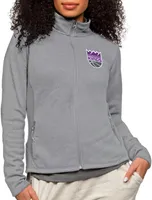 Antigua Women's Sacramento Kings Grey Course Jacket