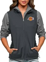 Antigua Women's Los Angeles Lakers Charcoal Course Vest