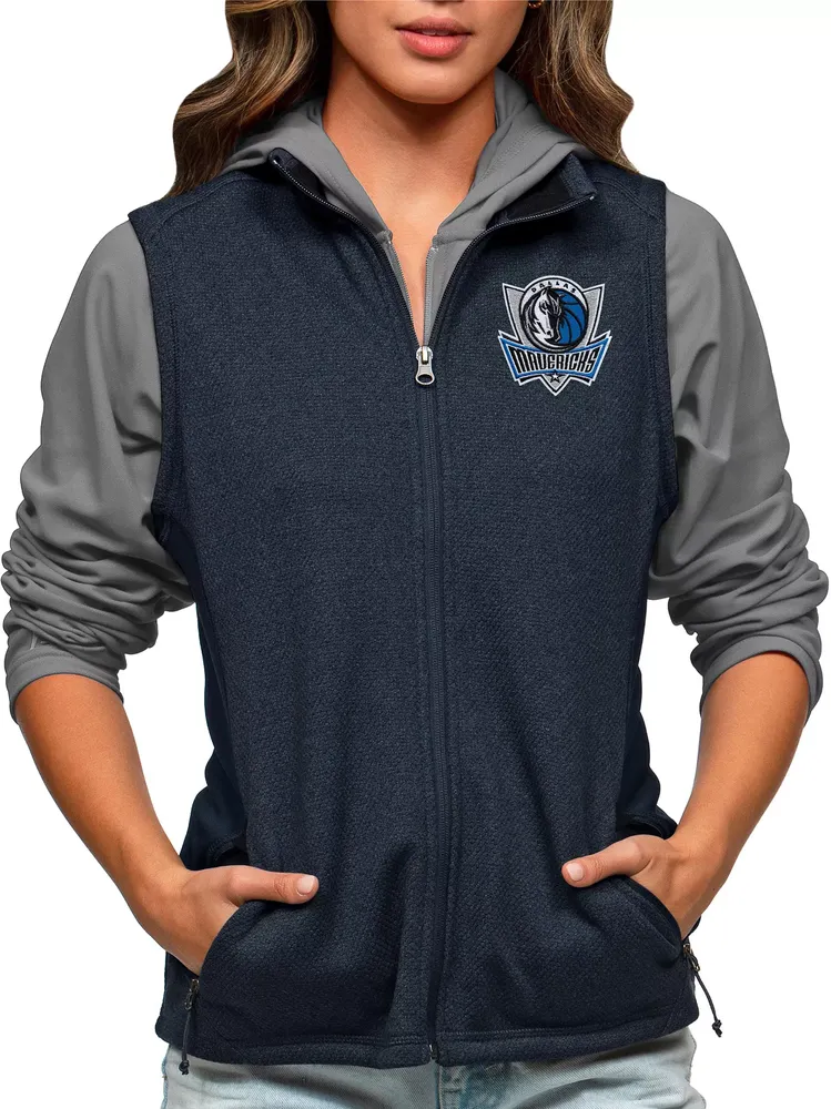 Antigua Women's Dallas Mavericks Navy Course Vest