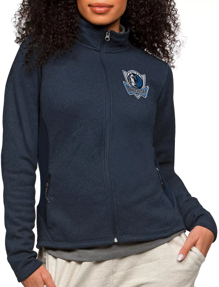 Antigua Women's Dallas Mavericks Navy Course Jacket