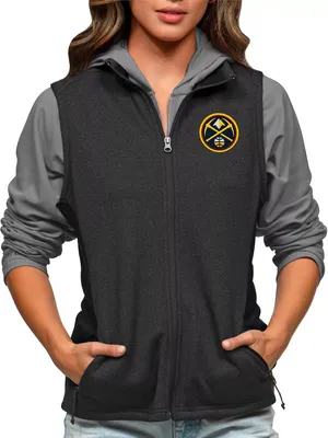 Antigua Women's Denver Nuggets Black Course Vest