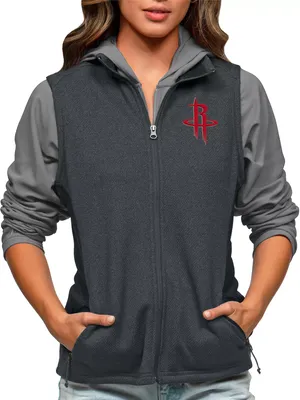 Antigua Women's Houston Rockets Charcoal Course Vest