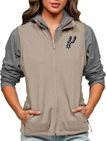 Antigua Women's San Antonio Spurs Tan Course Vest