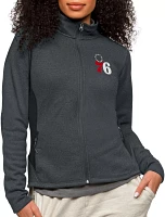 Antigua Women's Philadelphia 76ers Charcoal Course Jacket