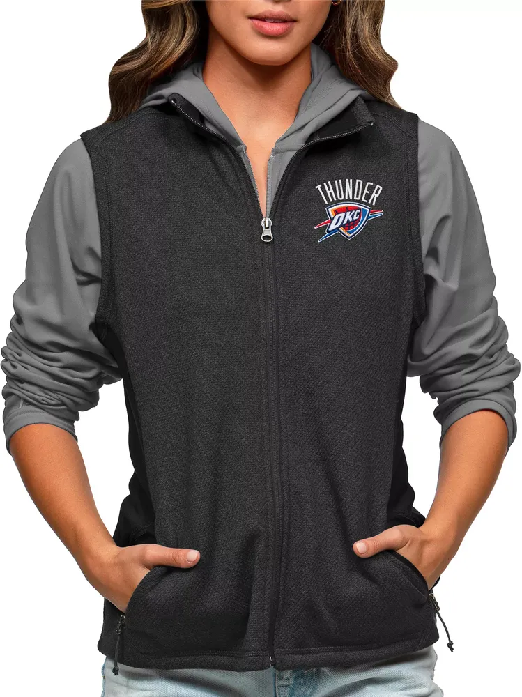 Antigua Women's Oklahoma City Thunder Black Course Vest