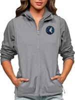 Antigua Women's Minnesota Timberwolves Grey Course Vest