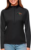 Antigua Women's UAB Blazers Black Tribute Quarter-Zip Pullover