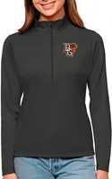 Antigua Women's Bowling Green Falcons Smoke Tribute Quarter-Zip Shirt