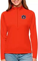 Antigua Women's Auburn Tigers Mango Tribute Quarter-Zip Shirt