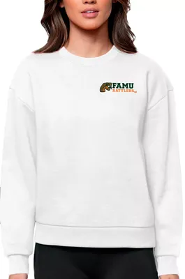 Antigua Women's Florida A&M Rattlers Grey Heather Victory Sweater