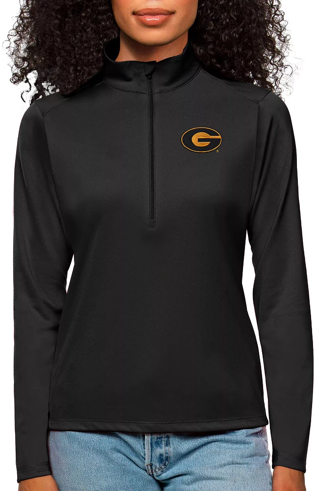 Antigua Women's Grambing State Tigers Tribute 1/4 Zip Jacket