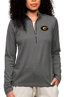 Antigua Women's Grambing State Tigers Charcoal Heather Epic 1/4 Zip Jacket