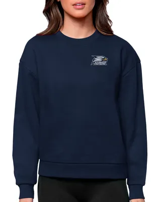 Antigua Women's Georgia Southern Eagles Navy Victory Crew Sweatshirt