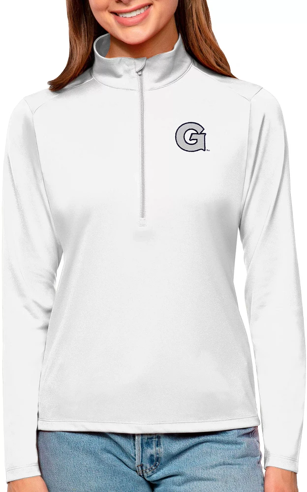 Antigua Women's Georgetown Hoyas Tribute Quarter-Zip Shirt