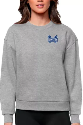 Antigua Women's Hampton Pirates Grey Heather Victory Sweater