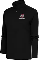 Antigua Women's Ohio State Buckeyes Wrestling Black 1/4 Zip Jacket