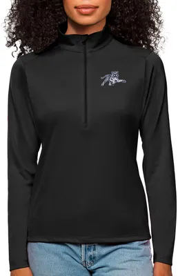 Antigua Women's Jackson State Tigers Tribute 1/4 Zip Jacket