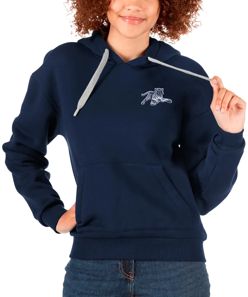 Antigua Women's Jackson State Tigers Navy Blue Victory Hoodie