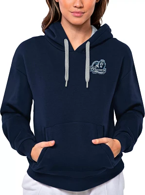 Antigua Women's Old Dominion Monarchs Navy Victory Pullover Hoodie