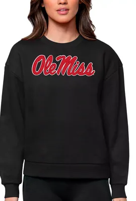 Antigua Women's Ole Miss Rebels Victory Crew Sweatshirt