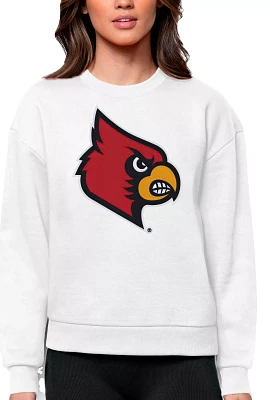 Antigua Women's Louisville Cardinals Victory Crew Sweatshirt