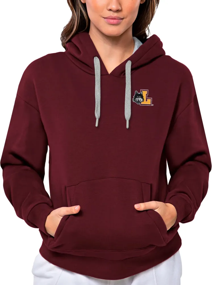 Antigua Women's Loyola-Chicago Ramblers Maroon Victory Pullover Hoodie