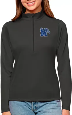 Antigua Women's Memphis Tigers Smoke Tribute Quarter-Zip Shirt