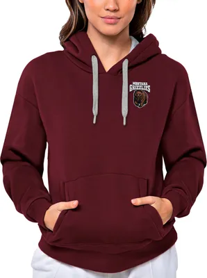 Antigua Women's Montana Grizzlies Maroon Victory Pullover Hoodie