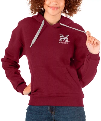 Antigua Women's Morehouse College Maroon Tigers Cabernet Victory Hoodie