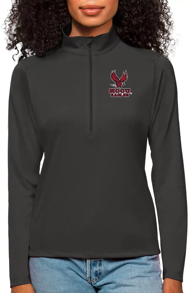 Antigua Women's North Carolina Central Eagles Smoke Tribute 1/4 Zip Jacket