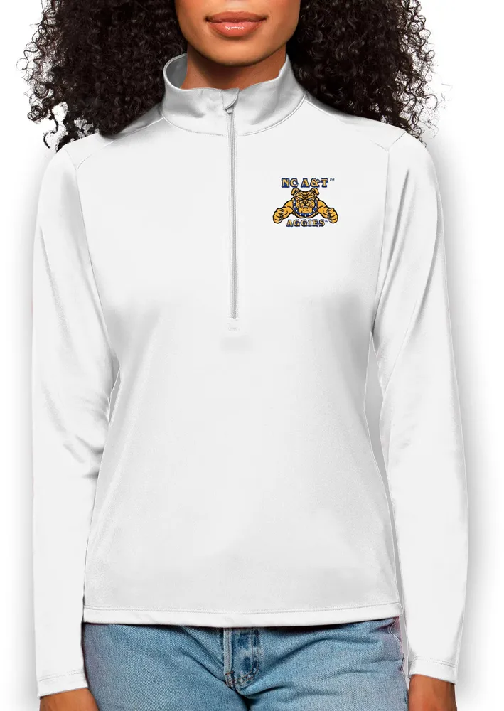 Antigua Women's North Carolina A&T Aggies Tribute 1/4 Zip Jacket