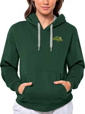 Antigua Women's North Dakota State Bison Dark Pine Victory Pullover Hoodie