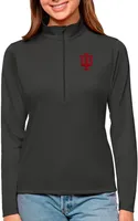 Antigua Women's Indiana Hoosiers Smoke Tribute Quarter-Zip Shirt