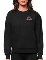 Antigua Women's New Mexico State Aggies Black Victory Crew Sweatshirt