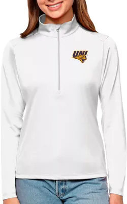 Antigua Women's Northern Iowa Panthers Tribute Quarter-Zip Shirt