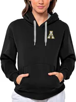 Antigua Women's Appalachian State Mountaineers Black Victory Pullover Hoodie