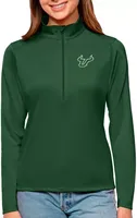 Antigua Women's South Florida Bulls Pine Tribute Quarter-Zip Shirt