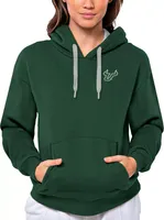 Antigua Women's South Florida Bulls Dark Pine Victory Pullover Hoodie