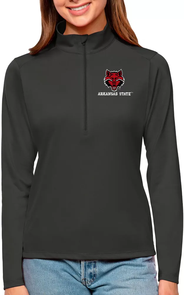 Antigua Women's Arizona State Sun Devils Smoke Tribute Quarter-Zip Shirt