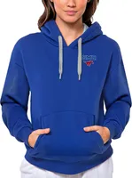 Antigua Women's Southern Methodist Mustangs Dark Royal Victory Pullover Hoodie