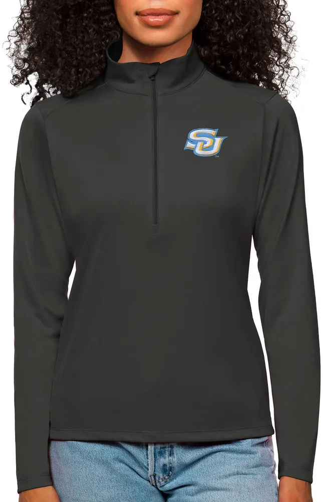 Antigua Women's Southern University Jaguars Smoke Tribute 1/4 Zip Jacket