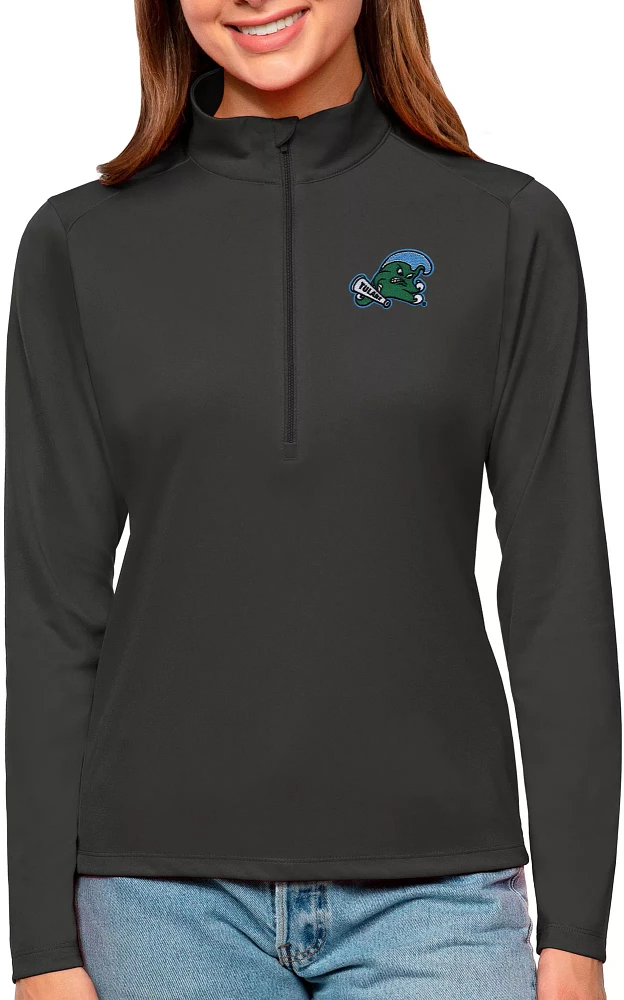 Antigua Women's Tulane Green Wave Tribute Quarter-Zip Pullover