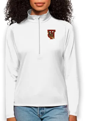 Antigua Women's Tuskegee Golden Tigers Tribute 1/4 Zip Jacket