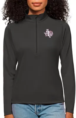 Antigua Women's Texas Southern Tigers Smoke Tribute 1/4 Zip Jacket