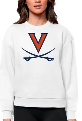 Antigua Women's Virginia Cavaliers Victory Crew Sweatshirt