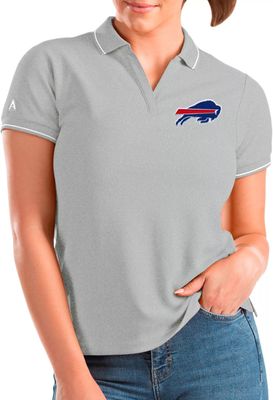 Buffalo Bills Antigua Women's Flip T-Shirt - White/Navy